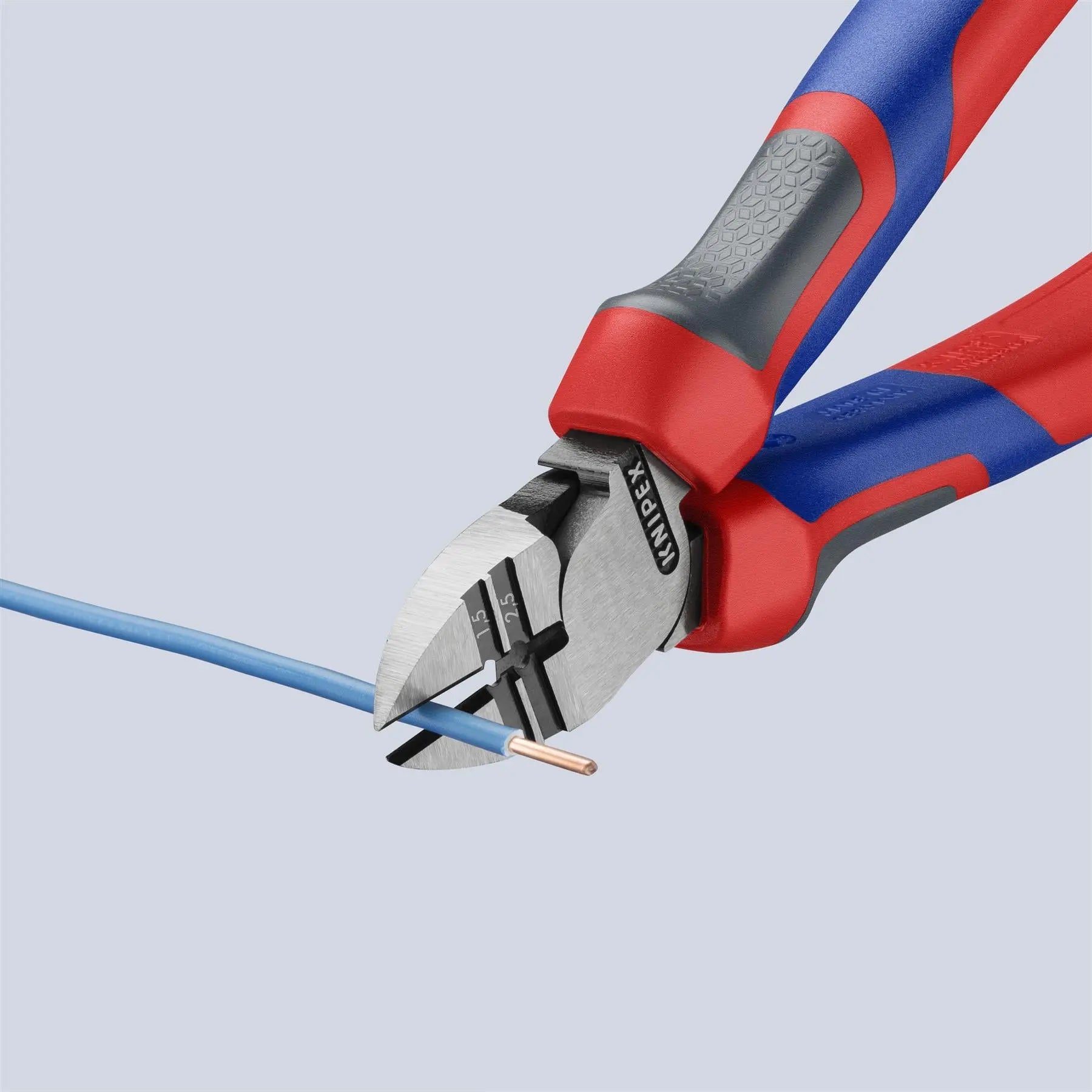 KNIPEX Diagonal Insulation Wire Stripper 160mm Multi Component Grips 14 22 160 White Rose Tools