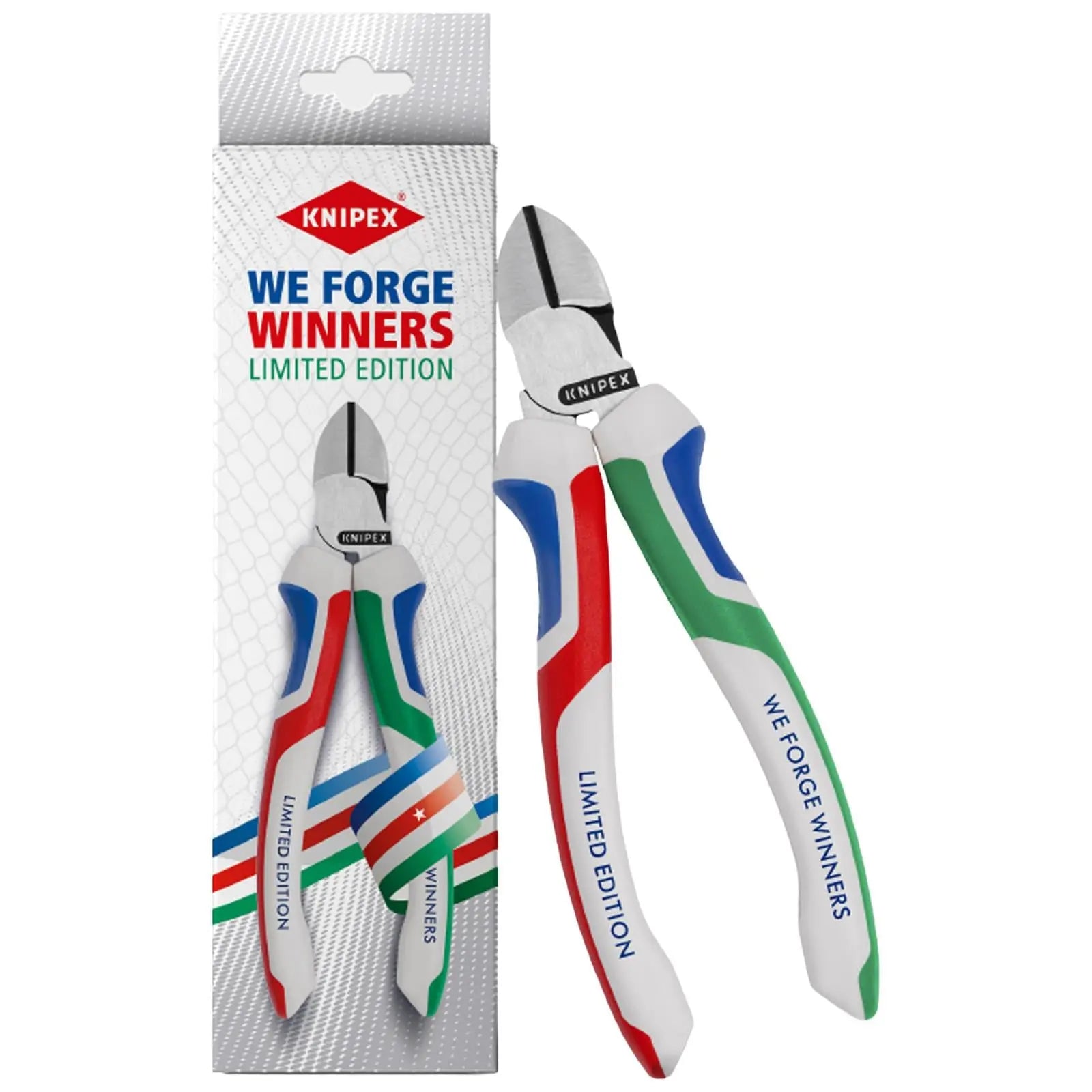 KNIPEX Diagonal Side Cutting Pliers 160mm We Forge Winners Limited Edition 70 02 160 S8 White Rose Tools