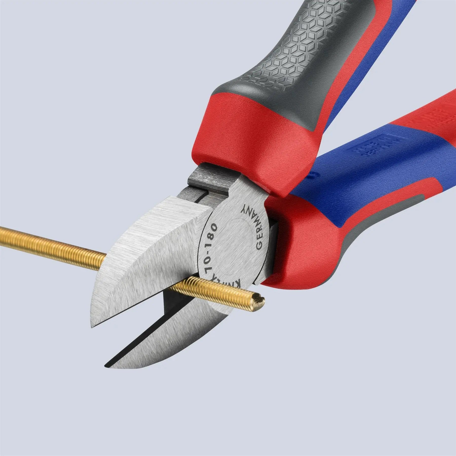 KNIPEX Diagonal Side Cutting Pliers 180mm with Comfort Handles 70 02 180