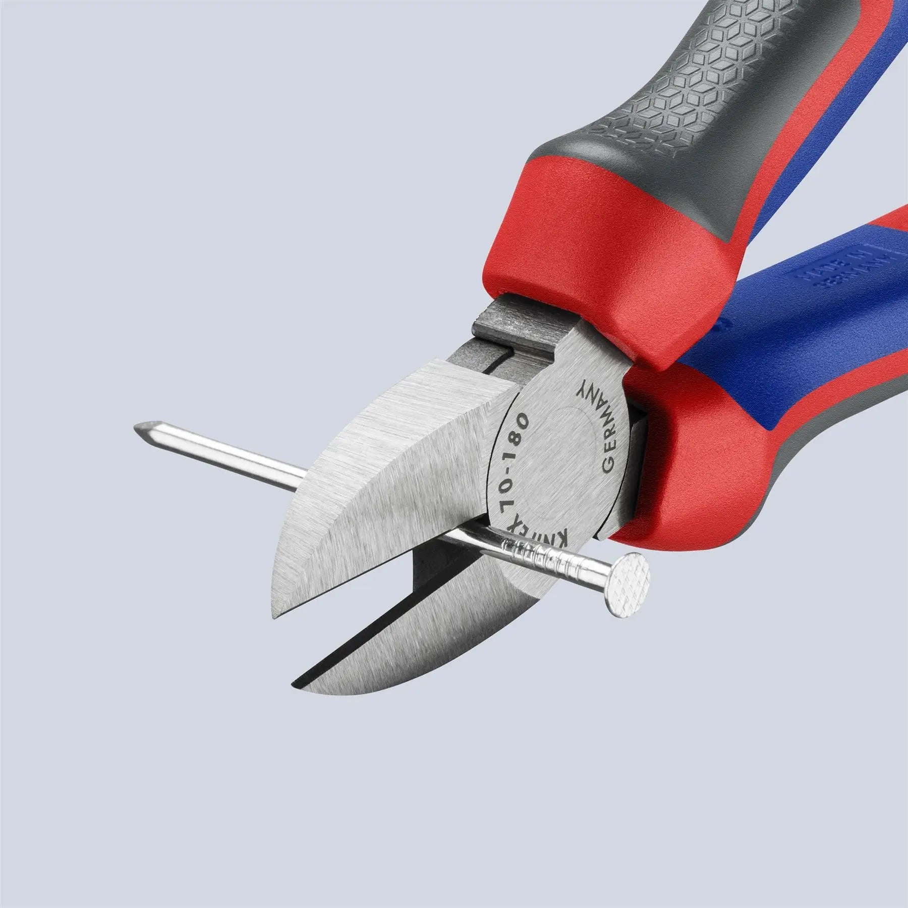 KNIPEX Diagonal Side Cutting Pliers 180mm with Comfort Handles 70 02 180