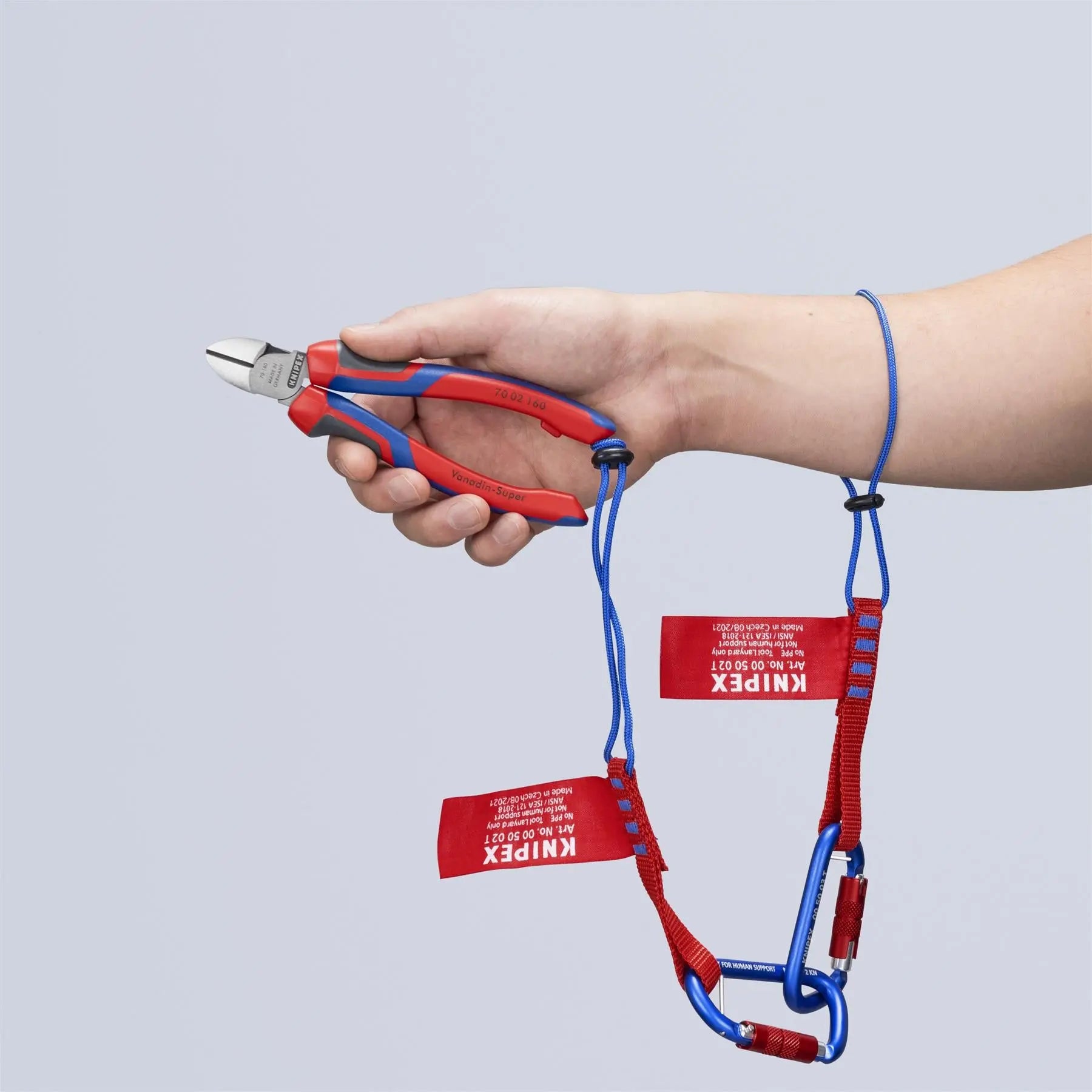 KNIPEX Diagonal Side Cutting Pliers Snips 160mm with Comfort Handles 70 02 160