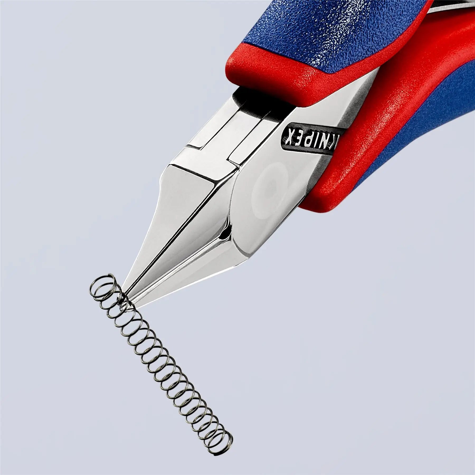 KNIPEX Electronics Diagonal Cutter Pliers Pointed Flat Head Small Bevel 115mm Multi Component Grips 77 52 115 White Rose Tools