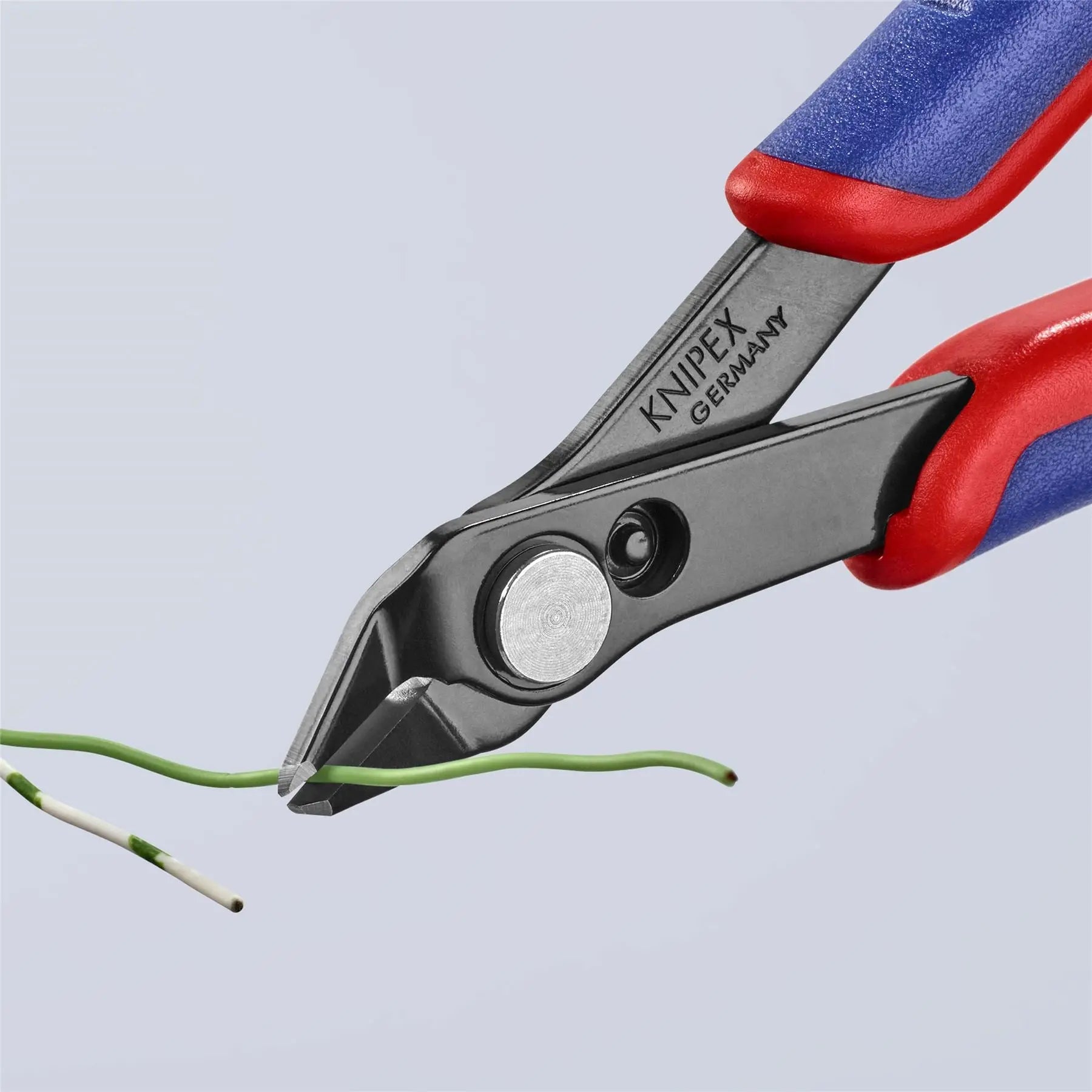 KNIPEX Electronics Super Knips Precision Cutting Pliers 125mm Multi Component Grips 78 81 125 White Rose Tools