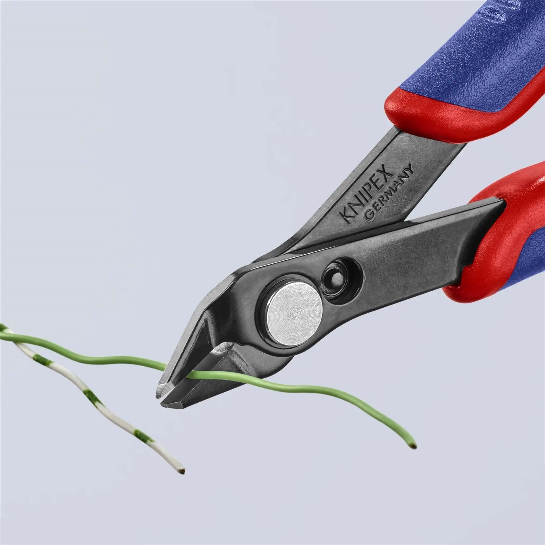 KNIPEX Electronics Super Knips Precision Cutting Pliers 125mm Multi Component Grips 78 81 125 White Rose Tools