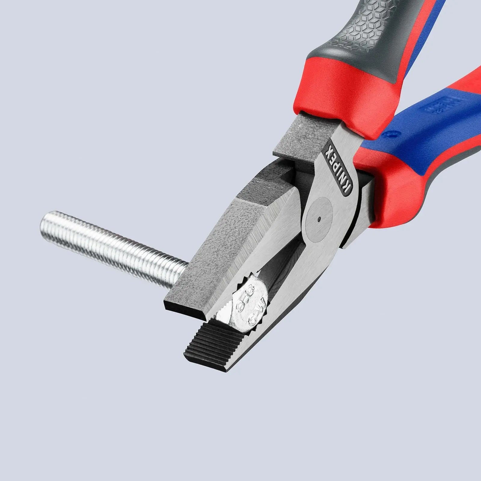 KNIPEX High Leverage Combination Pliers 200mm Multi Component Grips 02 02 200 White Rose Tools