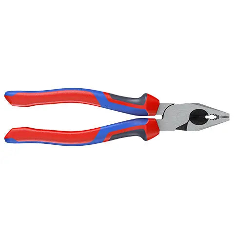 KNIPEX High Leverage Combination Pliers 200mm Multi Component Grips 02 02 200 White Rose Tools