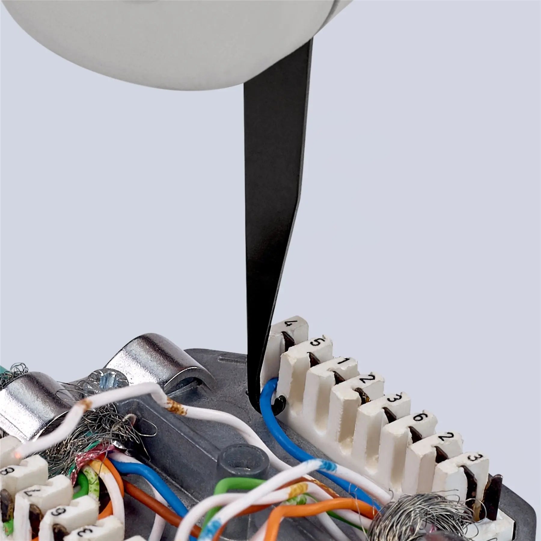 KNIPEX Insertation Tool for LSA Plus and Identical Construction Design 175mm for UTP STP Cables 97 40 10 White Rose Tools