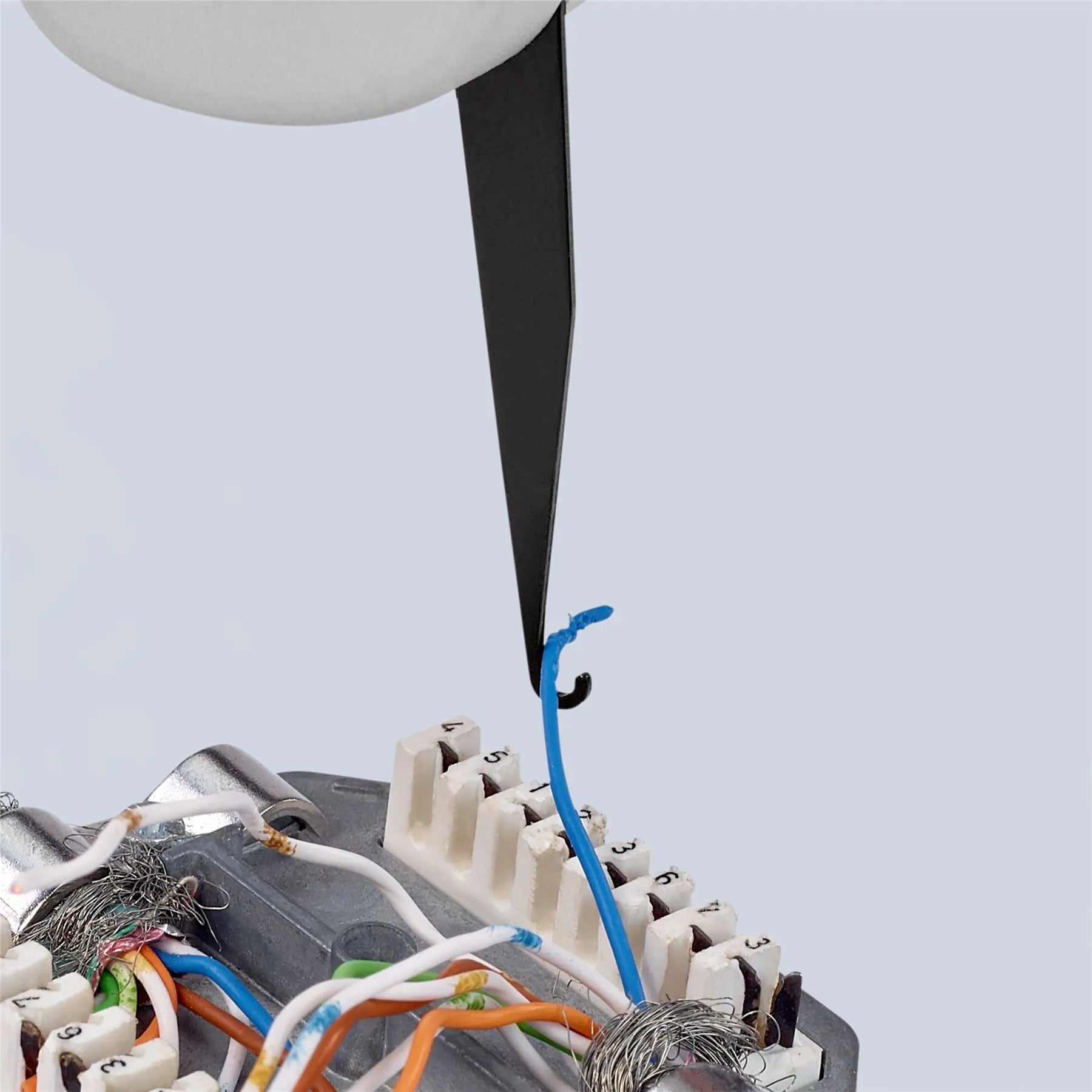 KNIPEX Insertation Tool for LSA Plus and Identical Construction Design 175mm for UTP STP Cables 97 40 10 White Rose Tools