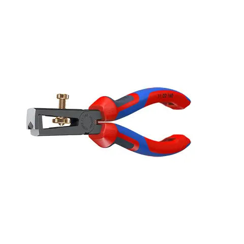 KNIPEX Insulation Wire Stripper with Opening Spring Universal 160mm Multi Component Grips 11 02 160 SB White Rose Tools