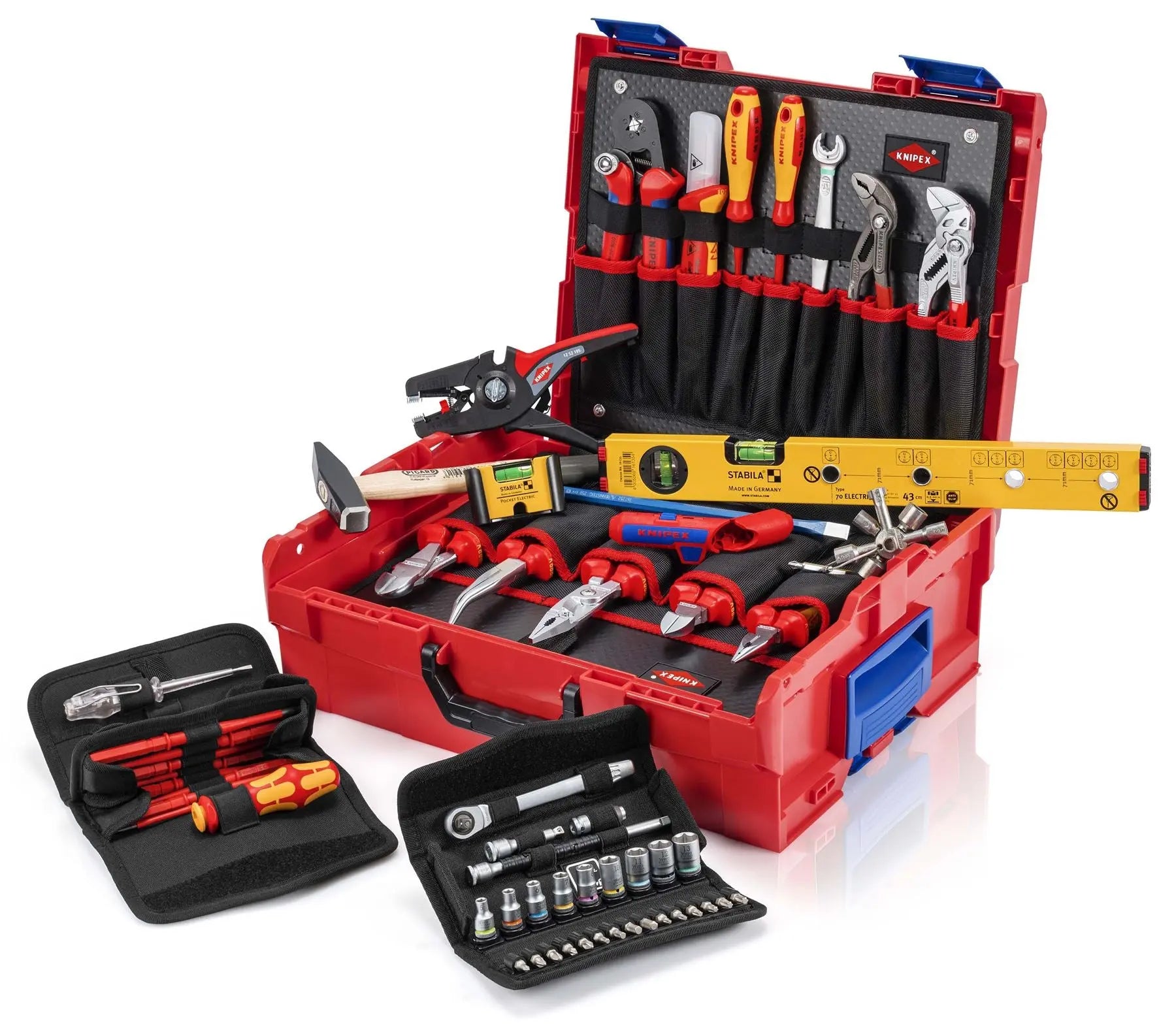 KNIPEX L-BOXX Electric Tool Set Electricians Kit 63 Pieces 00 21 19 LB E White Rose Tools
