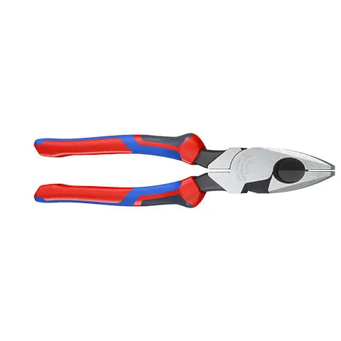 KNIPEX Linemans Pliers American Style 240mm Multi Component Grips 09 02 240 White Rose Tools