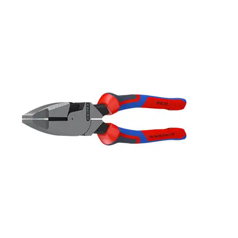 KNIPEX Linemans Pliers American Style 240mm Multi Component Grips 09 02 240 White Rose Tools