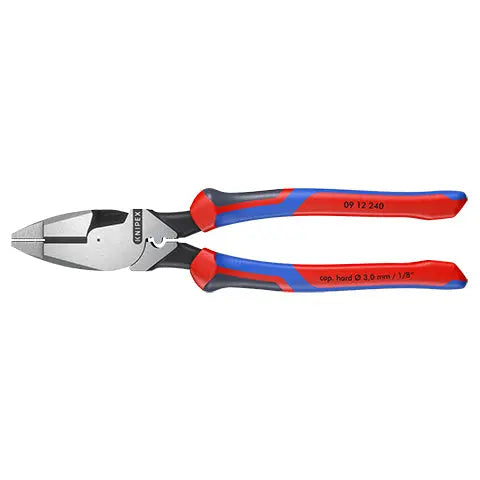 KNIPEX Linemans Pliers American Style 240mm with Comfort Handles 09 12 240 White Rose Tools