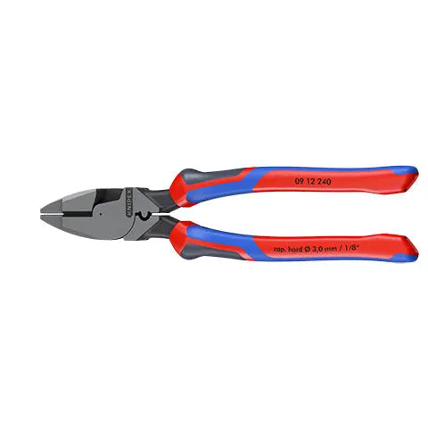 KNIPEX Linemans Pliers American Style 240mm with Comfort Handles 09 12 240 White Rose Tools