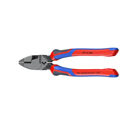 KNIPEX Linemans Pliers American Style 240mm with Comfort Handles 09 12 240 White Rose Tools