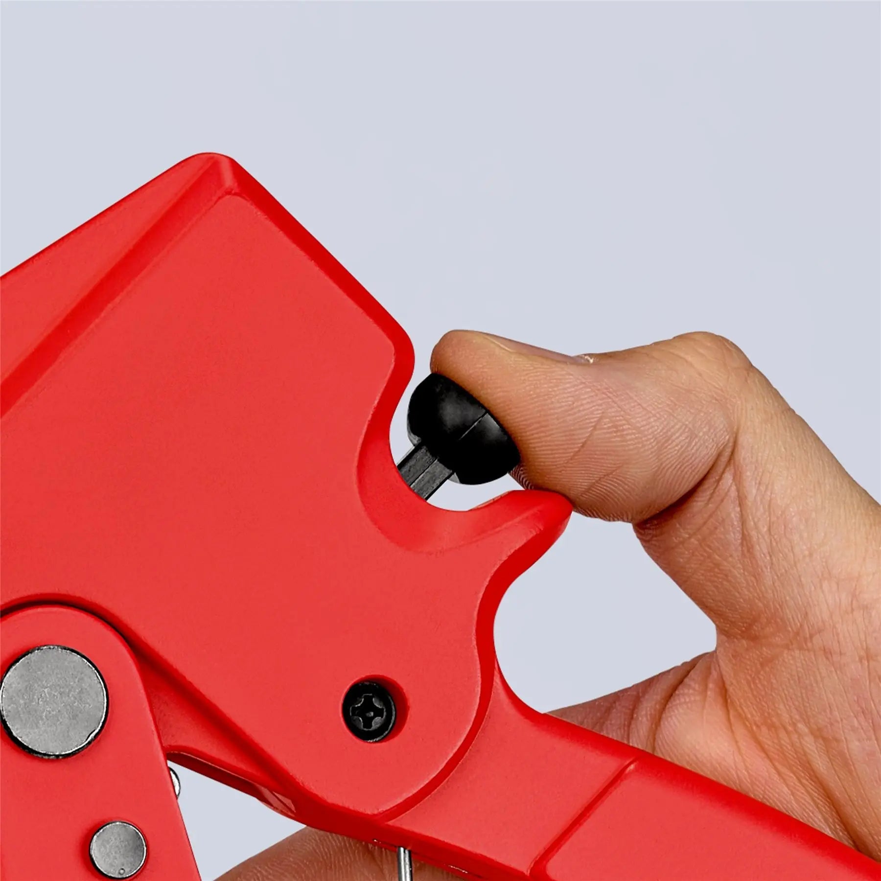 KNIPEX Pipe Cutter for Plastic Conduit Pipes Electrical Installation Work 185mm 6-35mm Capacity 94 10 185 White Rose Tools