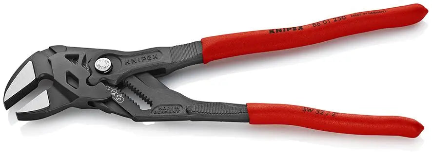 KNIPEX Pliers Wrench Slip Joint Plier 250mm Plastic Coated Handles Non Slip 86 01 250 SB White Rose Tools