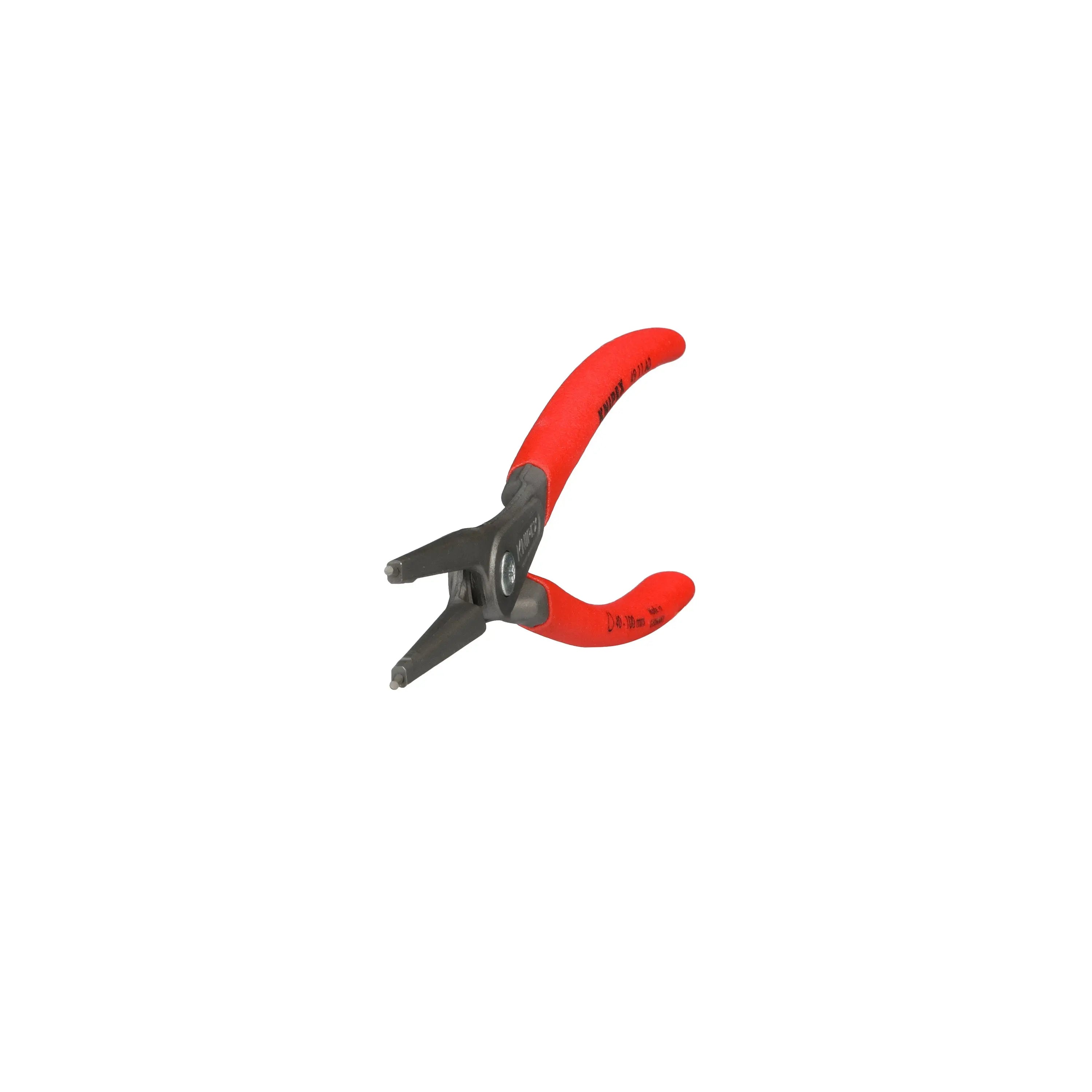KNIPEX Precision Circlip Pliers for External Circlips on Shafts 225mm 2.3mm Diameter Tips 49 11 A3 White Rose Tools
