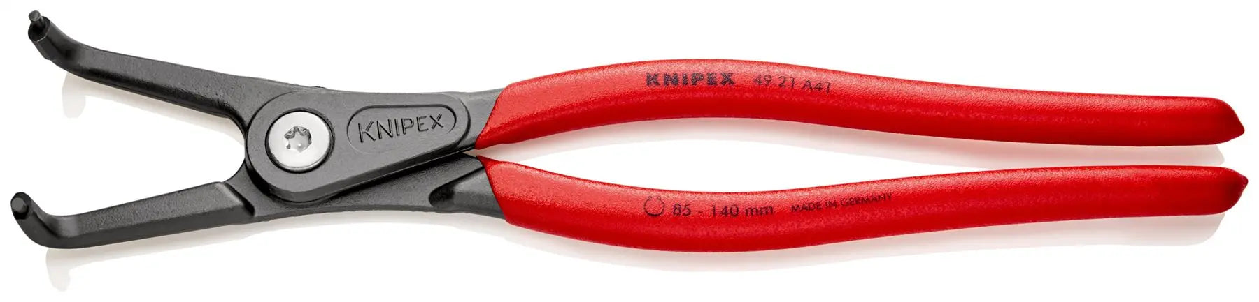 KNIPEX Precision Circlip Pliers for External Circlips on Shafts 305mm 3.2mm Diameter Tips 49 21 A41 White Rose Tools