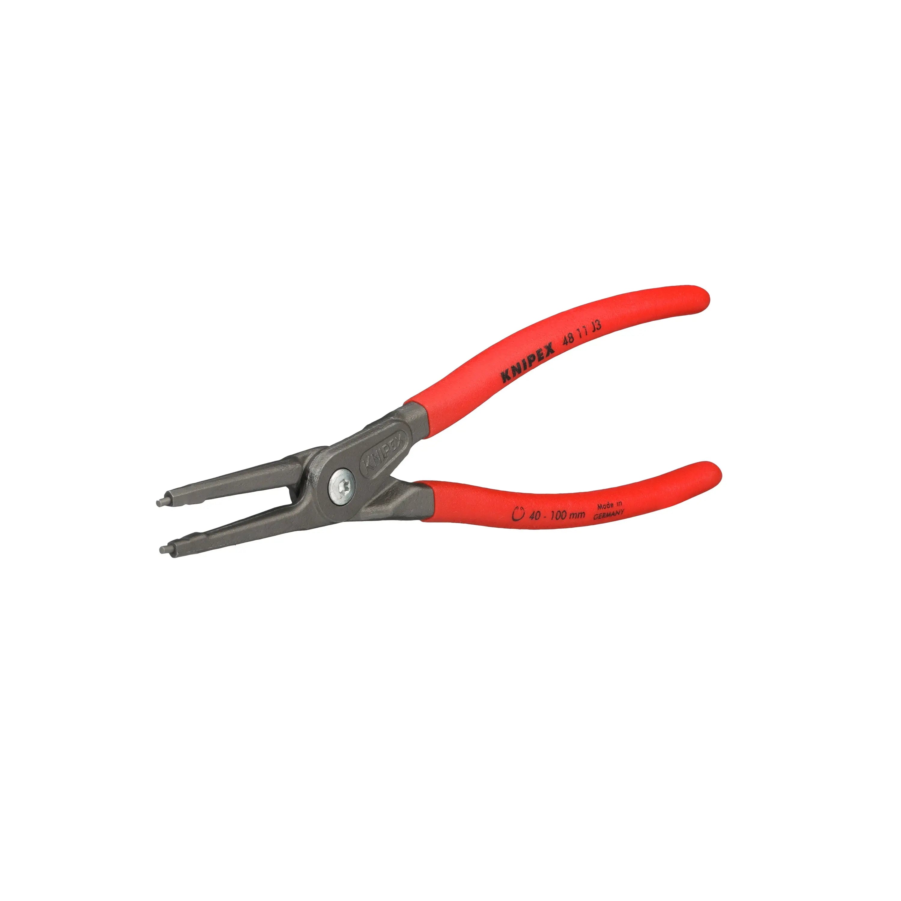 KNIPEX Precision Circlip Pliers for Internal Circlips in Bore Holes 225mm 2.3mm Diameter Tips 40 11 J3 White Rose Tools