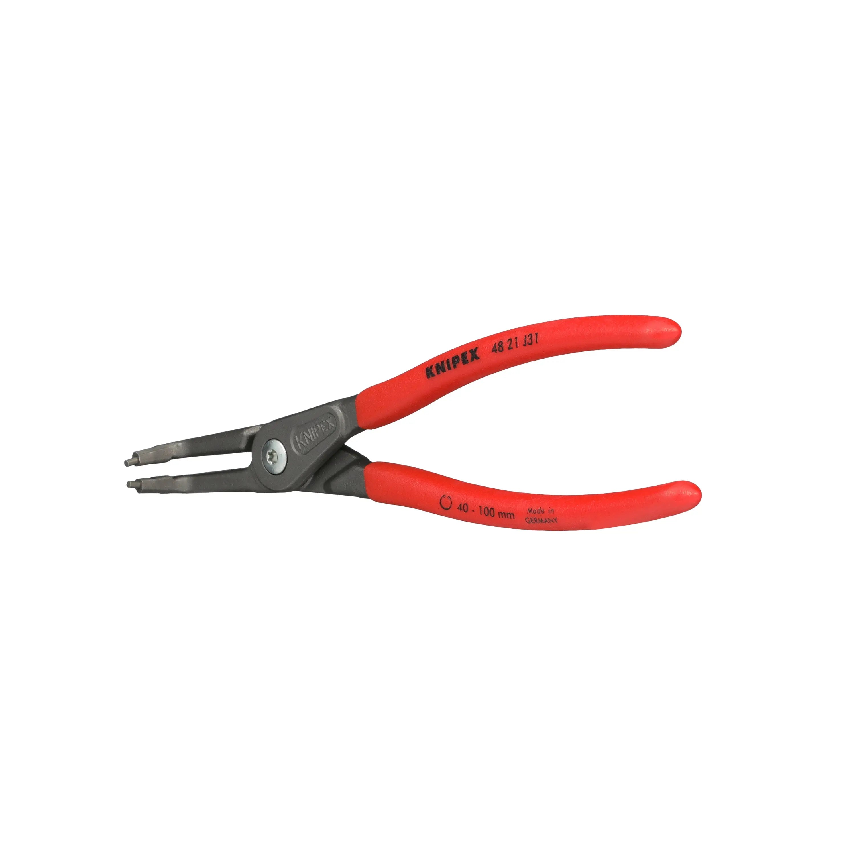KNIPEX Precision Circlip Pliers for Internal Circlips in Bore Holes 90° Angled 210mm 2.3mm Diameter Tips 40 21 J31 White Rose Tools