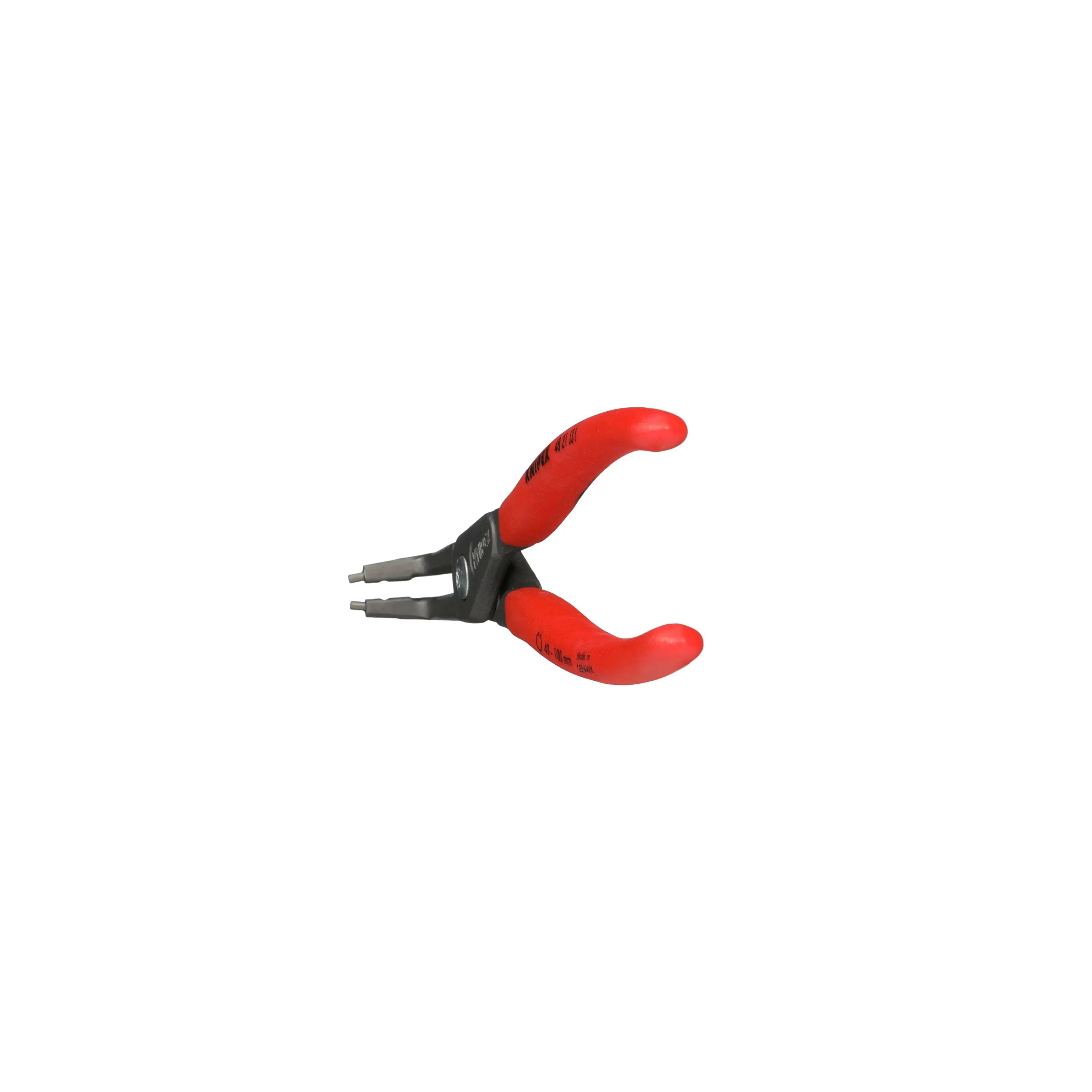 KNIPEX Precision Circlip Pliers for Internal Circlips in Bore Holes 90° Angled 210mm 2.3mm Diameter Tips 40 21 J31 White Rose Tools
