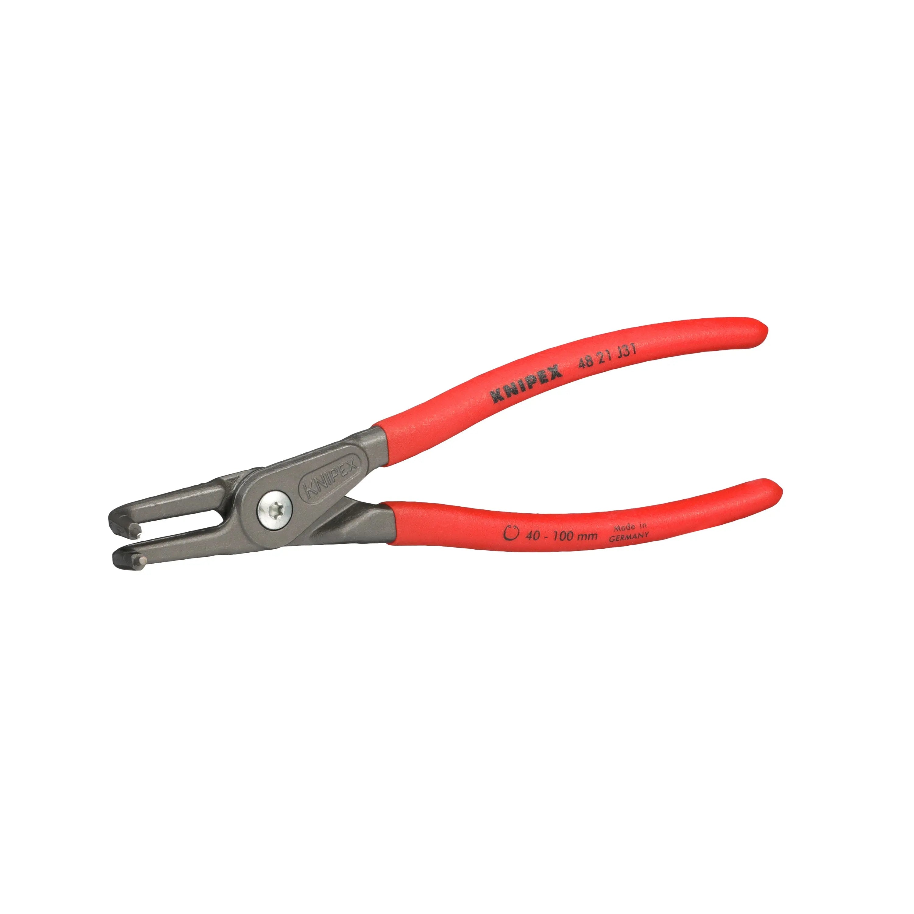 KNIPEX Precision Circlip Pliers for Internal Circlips in Bore Holes 90° Angled 210mm 2.3mm Diameter Tips 40 21 J31 White Rose Tools