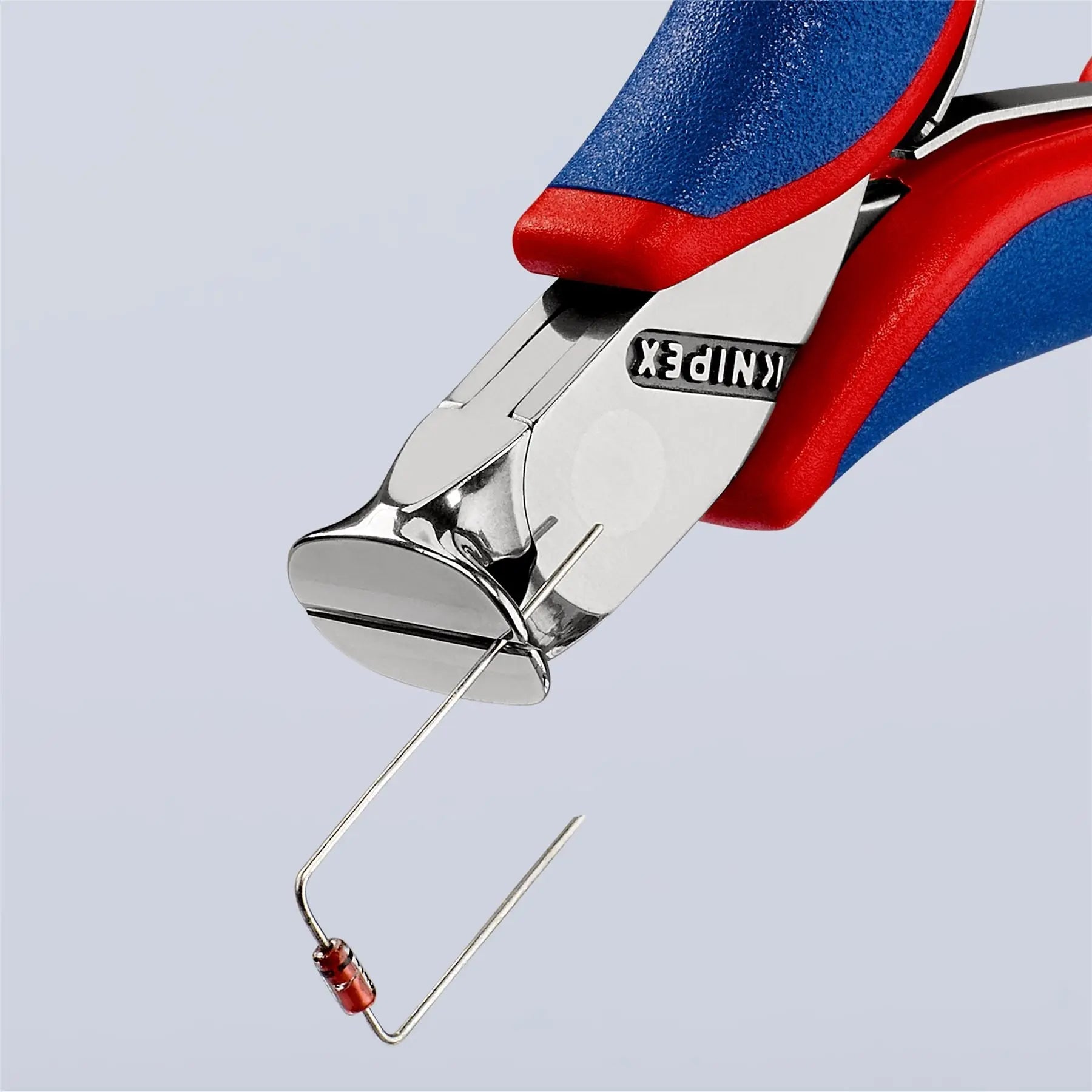 KNIPEX Precision Electronics End Cutting Nipper Pliers 115mm Multi Component Grips 62 02 115 White Rose Tools