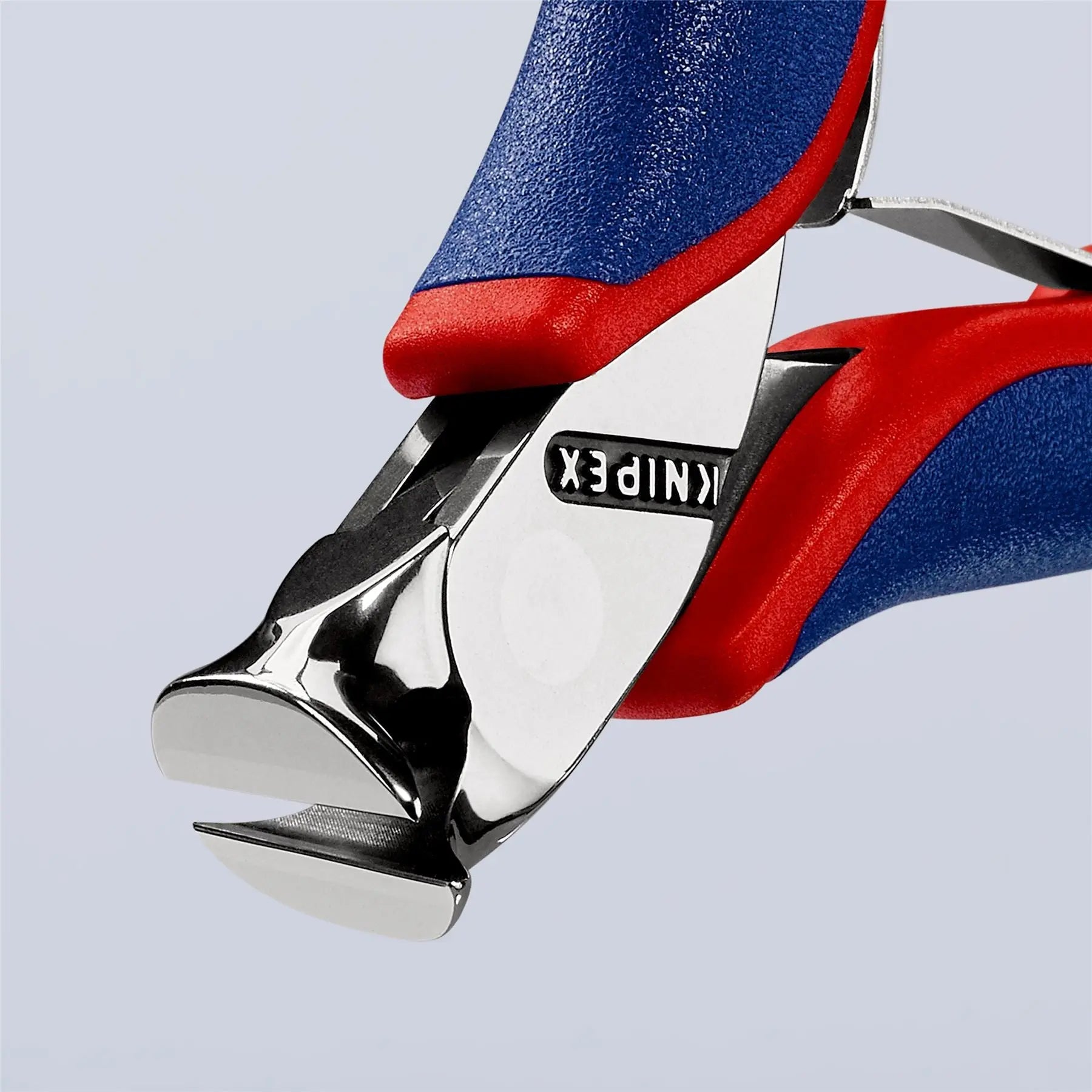 KNIPEX Precision Electronics End Cutting Nipper Pliers 15° Bend 120mm Multi Component Grips 64 32 120 White Rose Tools