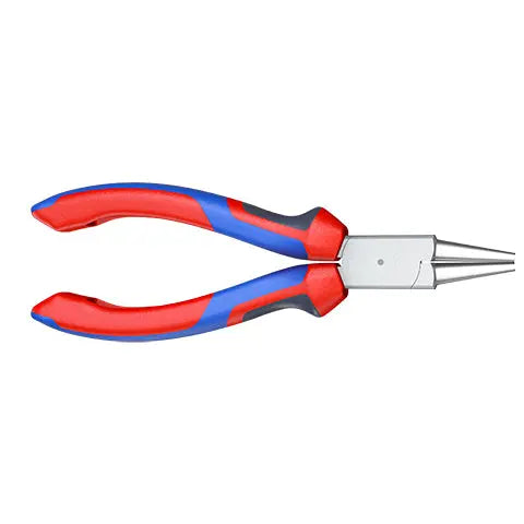 KNIPEX Round Nose Pliers 160mm Chrome with Comfort Handles 22 05 160 White Rose Tools
