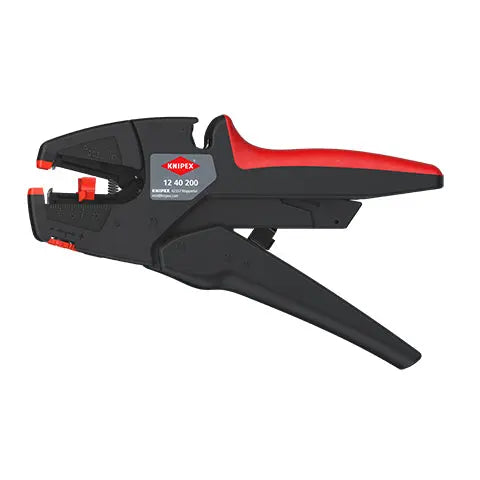 KNIPEX Self Adjusting Insulation Stripper 200mm Stripping Pliers 12 40 200 White Rose Tools