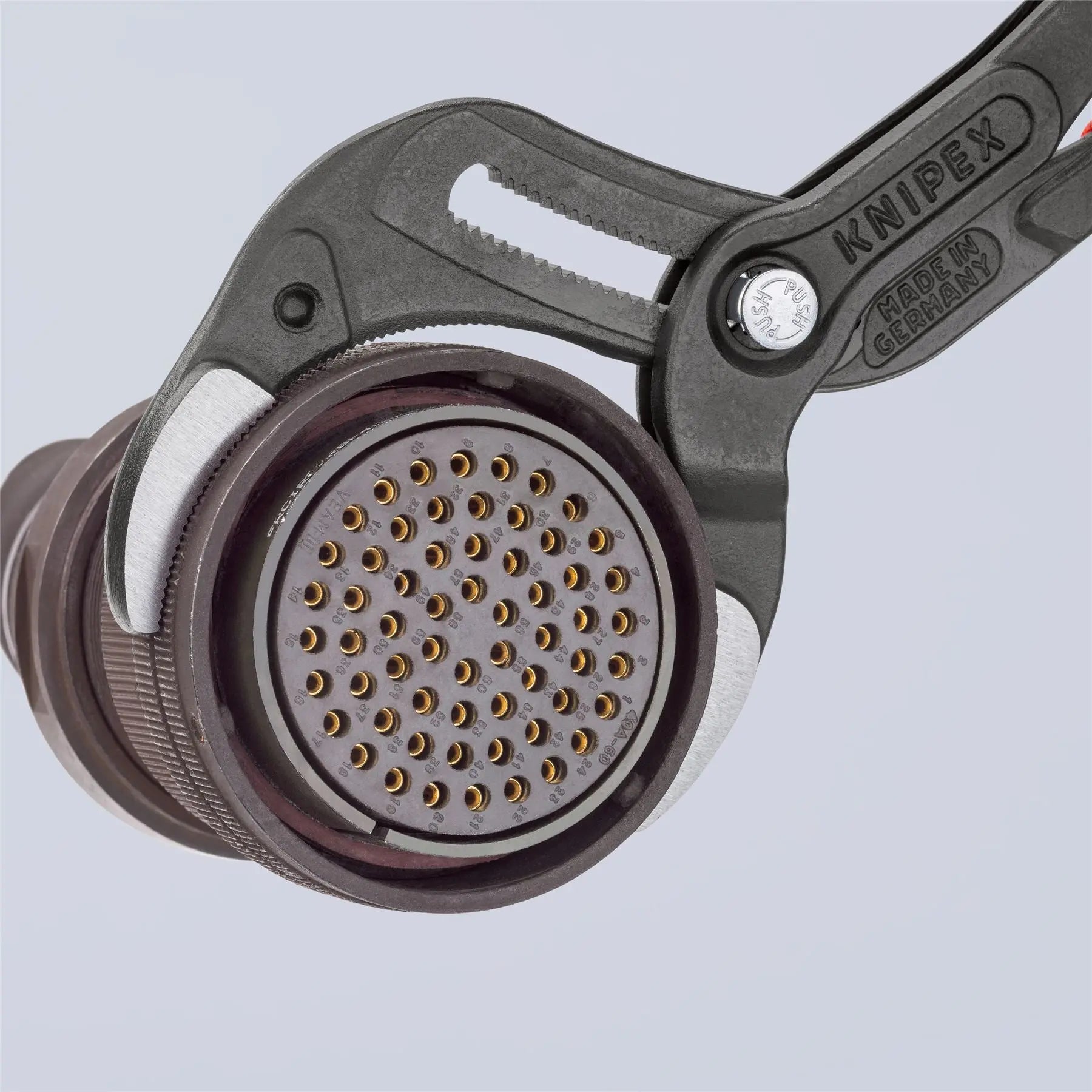 KNIPEX Siphon and Connector Pliers for Traps Tube Fittings Connectors 250mm Plastic Coated 81 01 250 SB White Rose Tools