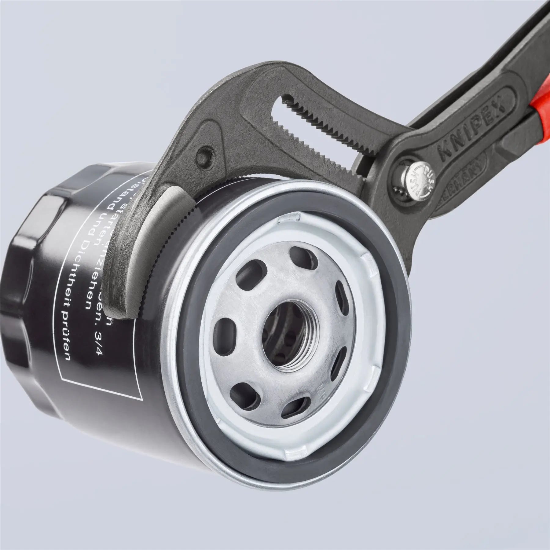 KNIPEX Siphon and Connector Pliers for Traps Tube Fittings Connectors 250mm Plastic Coated 81 01 250 SB White Rose Tools