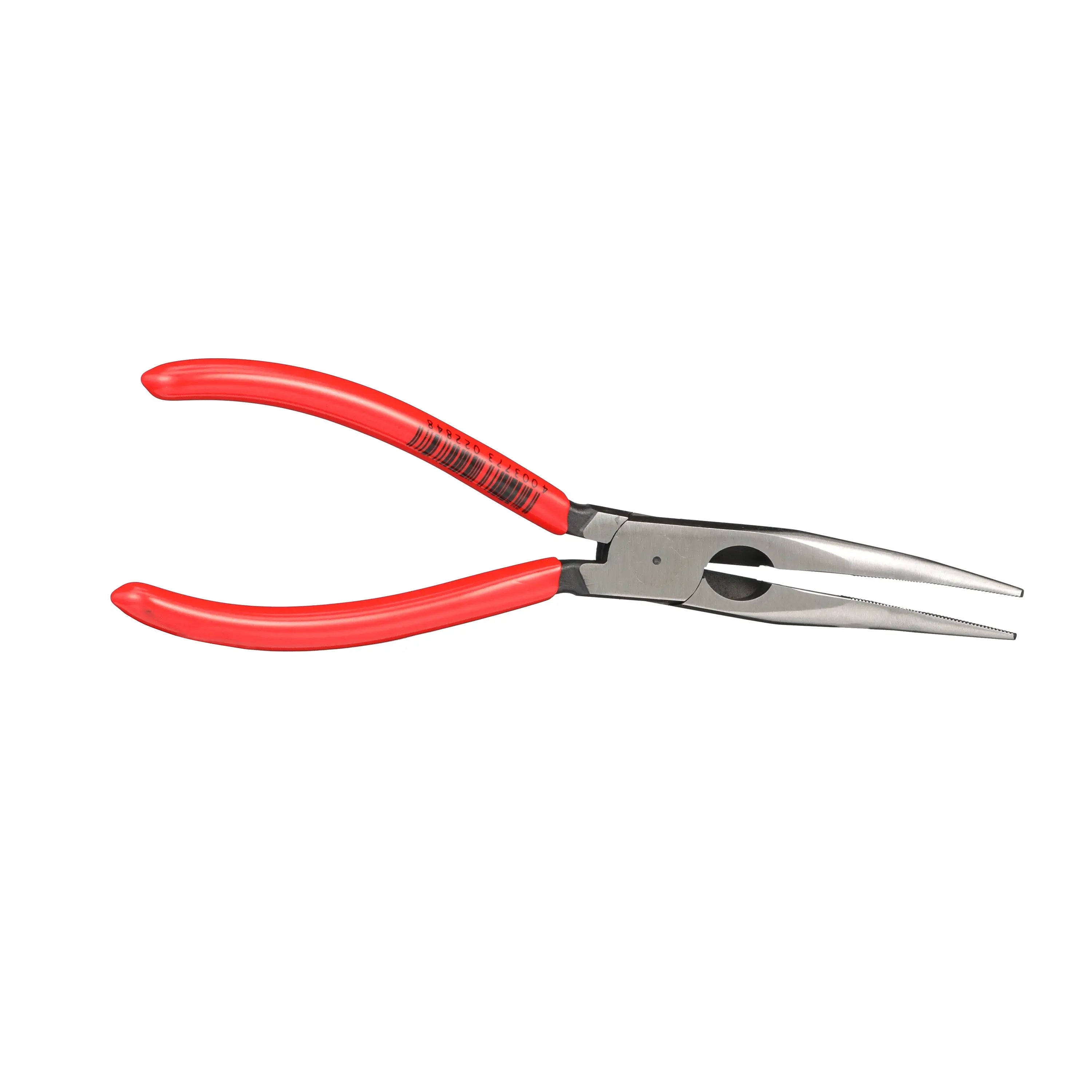 KNIPEX Snipe Nose Side Cutting Pliers 40° Bend 200mm Plastic Coated Handles 26 21 200 White Rose Tools