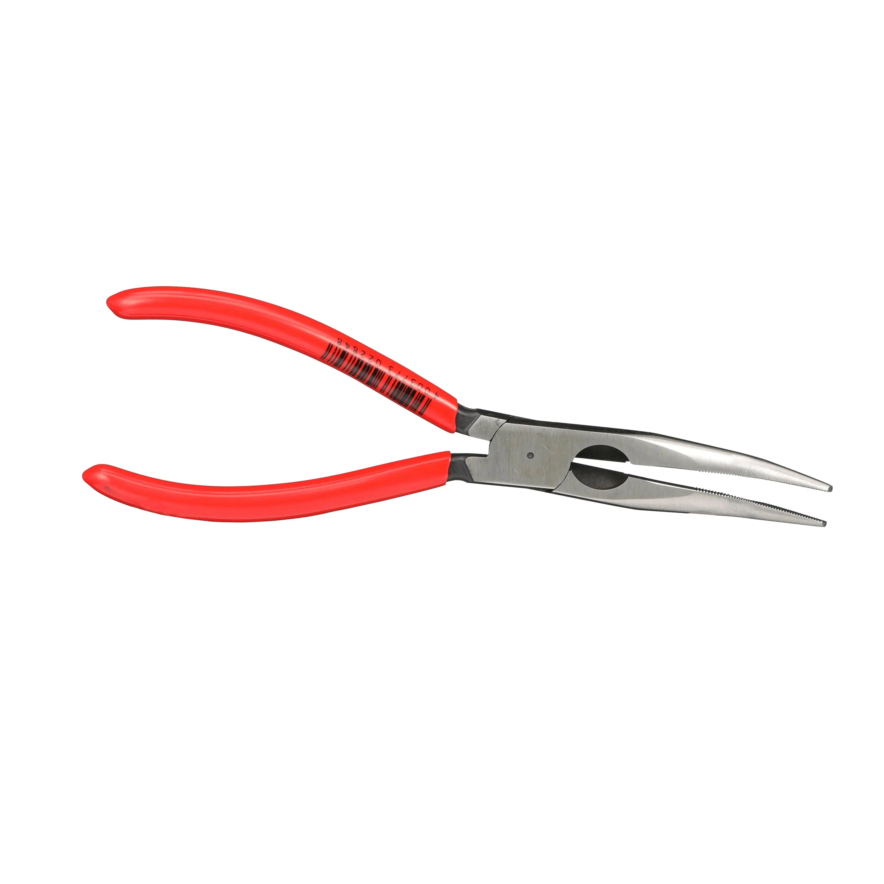 KNIPEX Snipe Nose Side Cutting Pliers 40° Bend 200mm Plastic Coated Handles 26 21 200 White Rose Tools