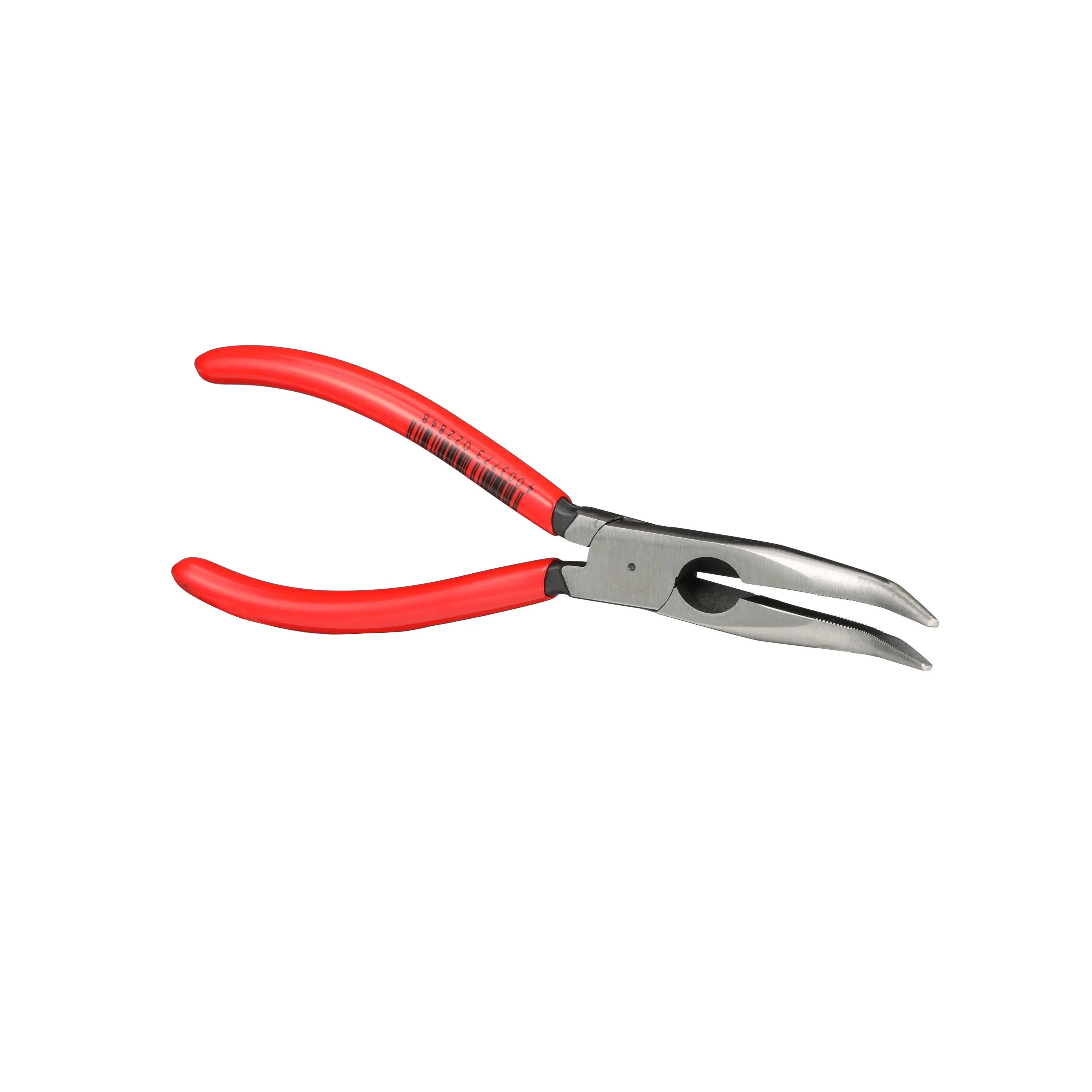 KNIPEX Snipe Nose Side Cutting Pliers 40° Bend 200mm Plastic Coated Handles 26 21 200 White Rose Tools