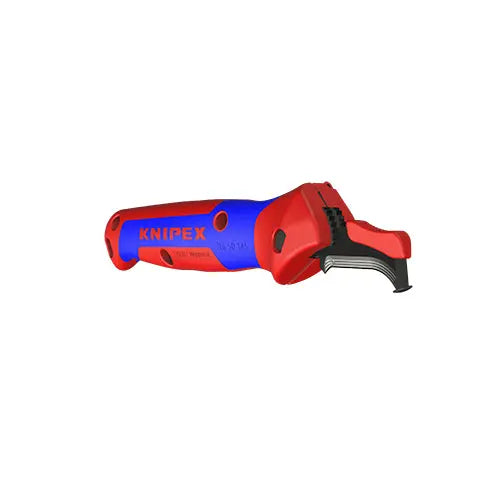 KNIPEX Stripping Knife with Guide Shoe 145mm Ratchet Function 16 50 145 SB White Rose Tools
