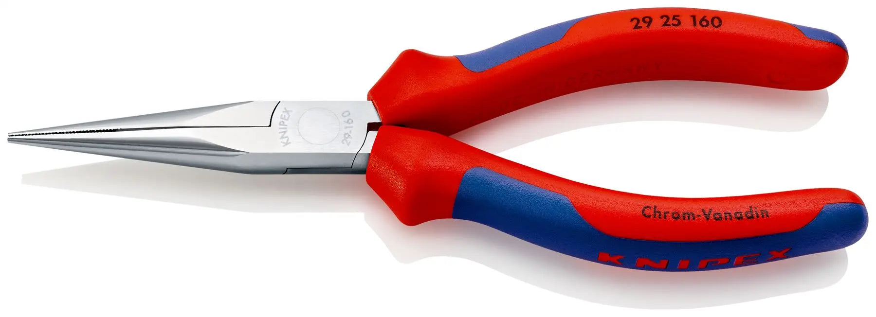 KNIPEX Telephone Pliers Extra Slim Fine Tips 160mm Multi Component Grips 29 25 160 White Rose Tools