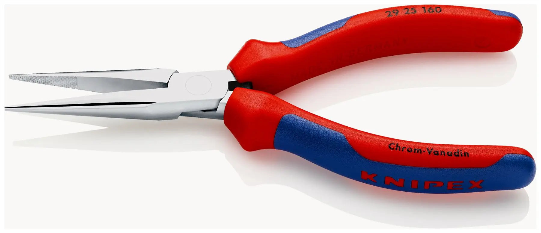KNIPEX Telephone Pliers Extra Slim Fine Tips 160mm Multi Component Grips 29 25 160 White Rose Tools