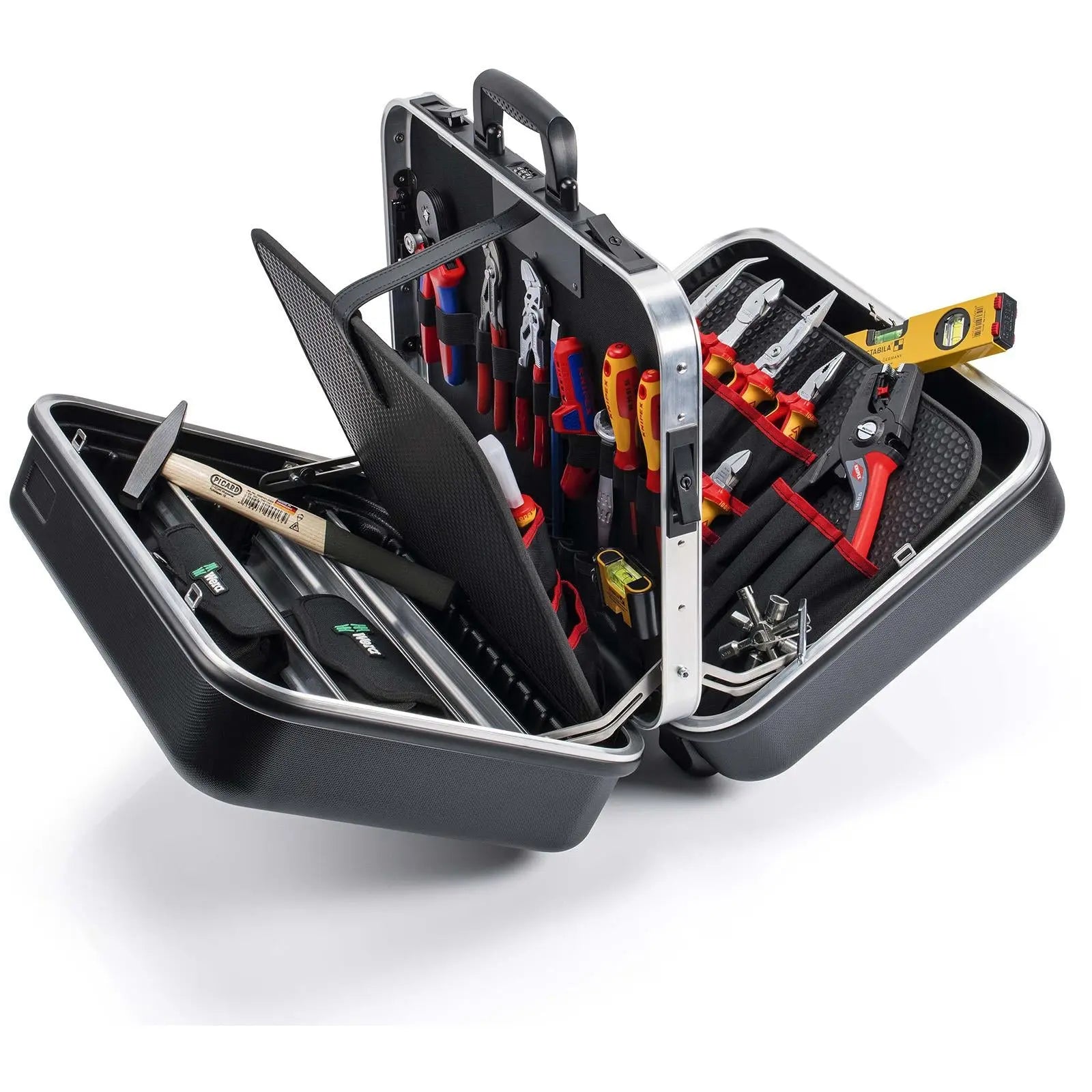 KNIPEX Tool Case Kit "BIG Twin" Electric Set 63 Pieces 00 21 42 White Rose Tools