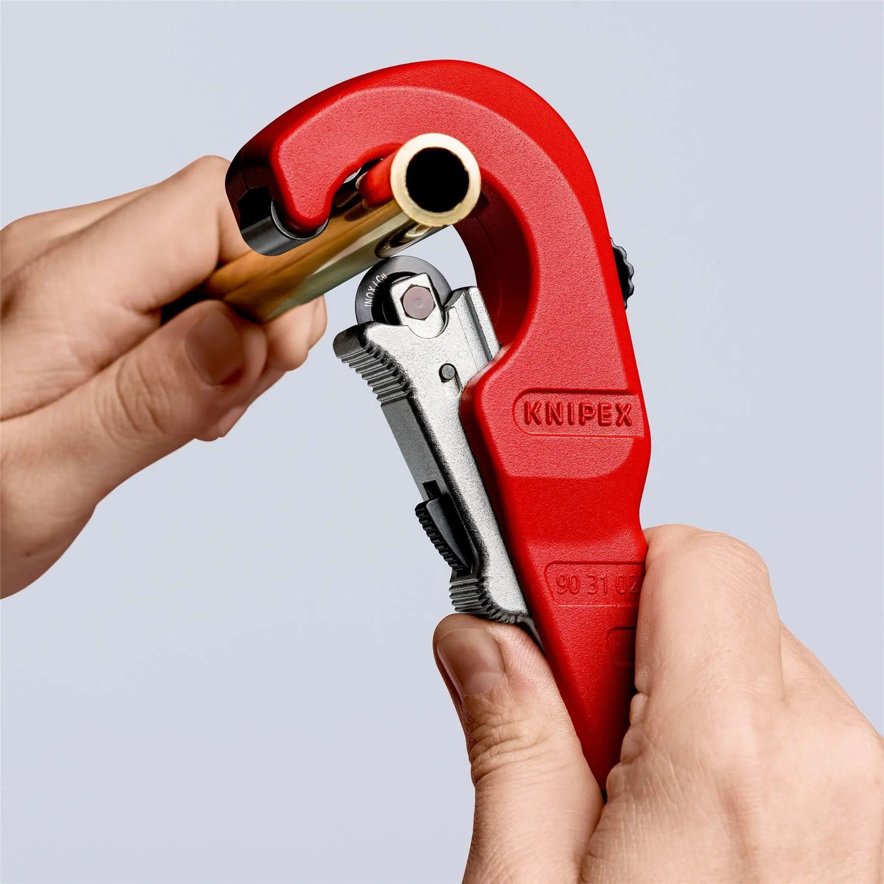 KNIPEX Tubix Pipe Cutter 6-35mm Capacity 180mm QuickLock Mechanism 90 31 02 SB White Rose Tools