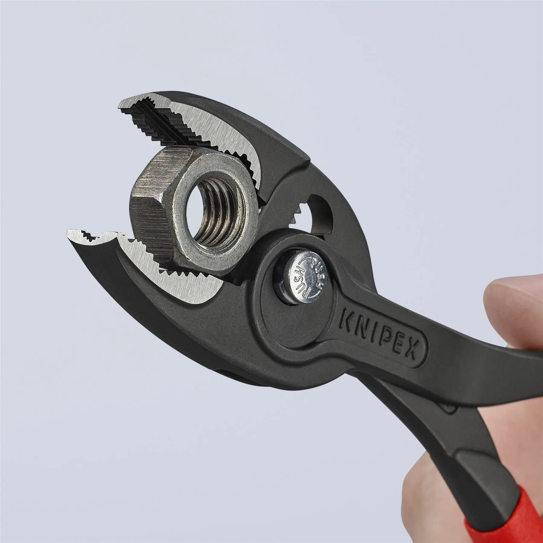 KNIPEX TwinGrip Slip Joint Pliers Front and Side Grip 200mm Plastic Coated Handles 82 01 200 SB White Rose Tools