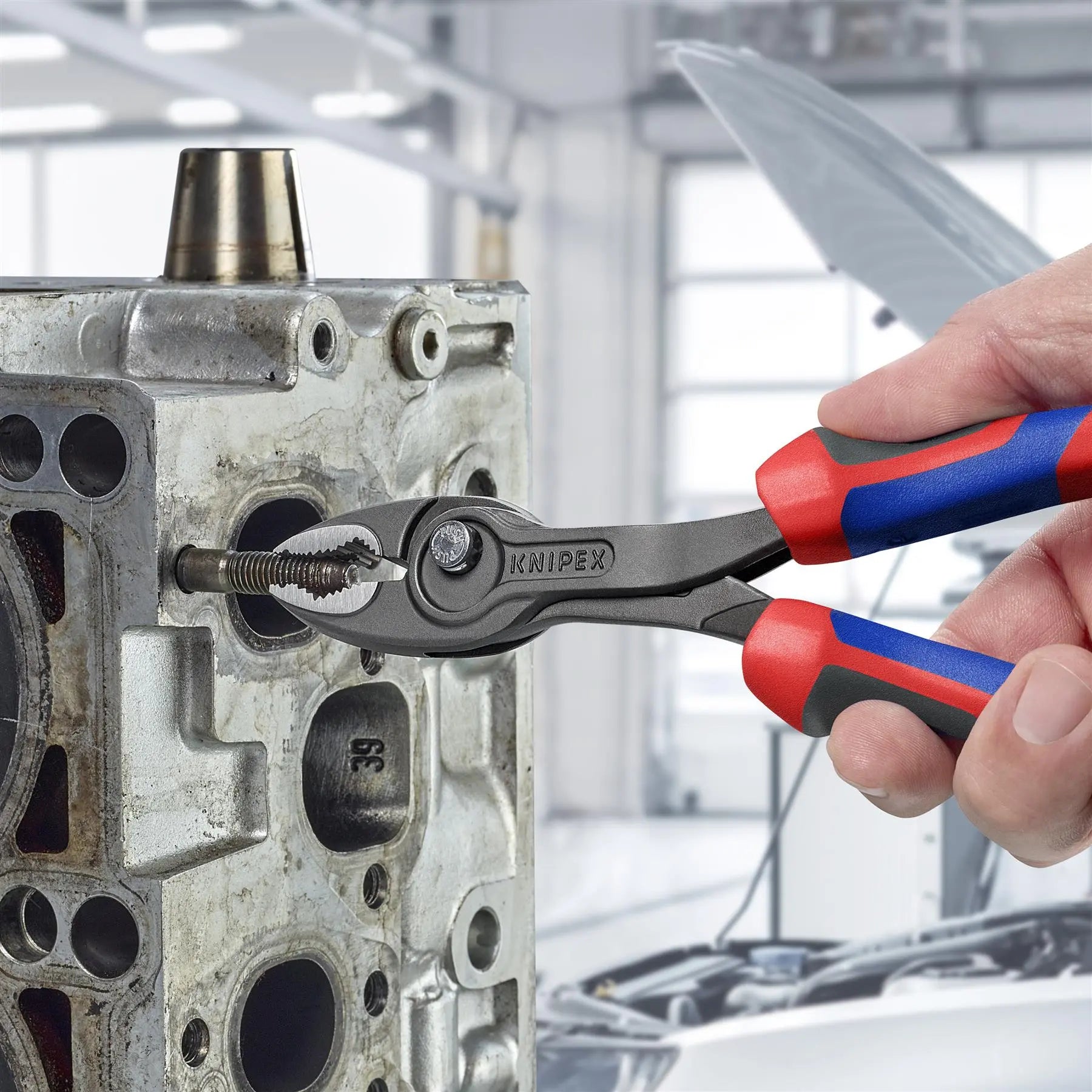 KNIPEX TwinGrip Slip Joint Water Pump Pliers  White Rose Tools