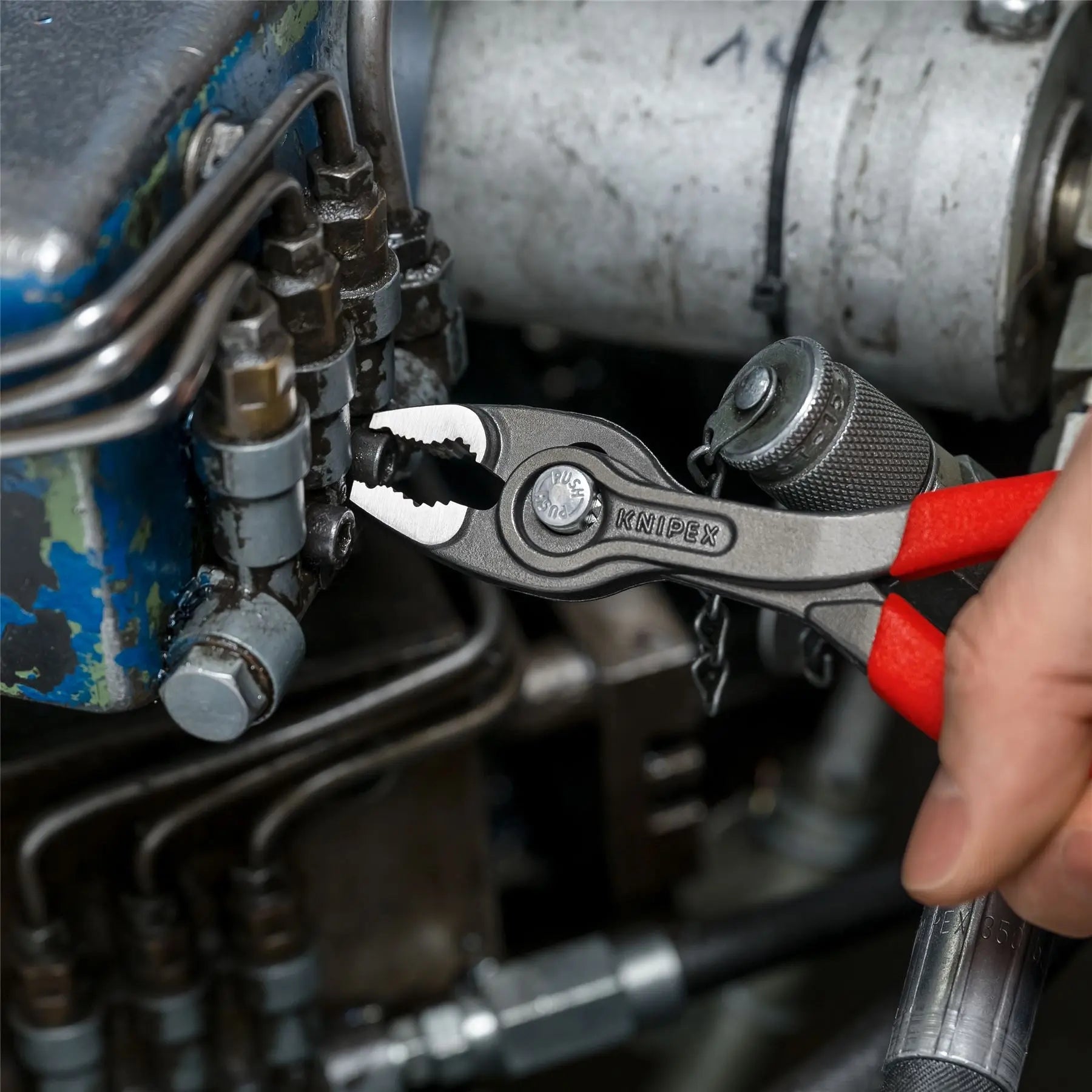 KNIPEX TwinGrip Slip Joint Water Pump Pliers  White Rose Tools