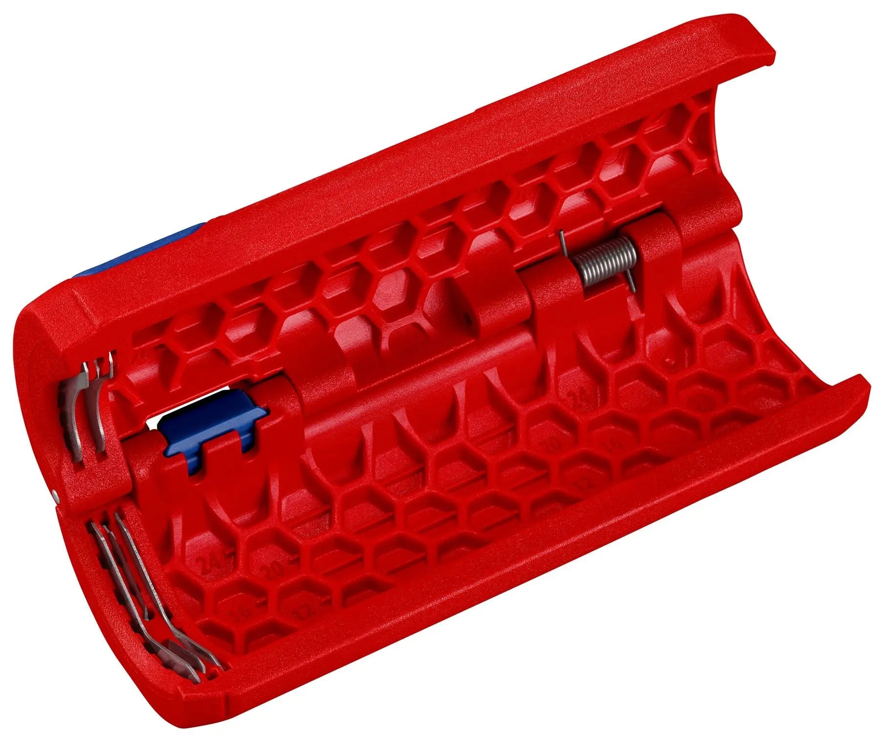 KNIPEX TwistCut Corrugated Pipe Cutter 13-32mm Diameter Capacity 100mm 90 22 01 SB White Rose Tools