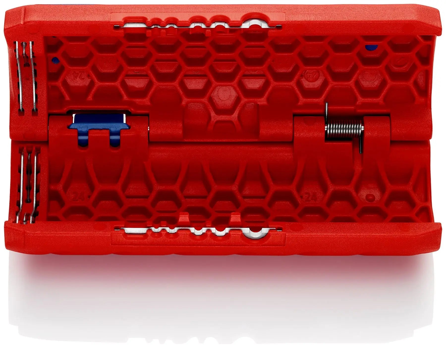 KNIPEX TwistCut Corrugated Pipe Cutter and Wire Stipper 13-32mm Diameter Capacity 100mm 90 22 02 SB White Rose Tools