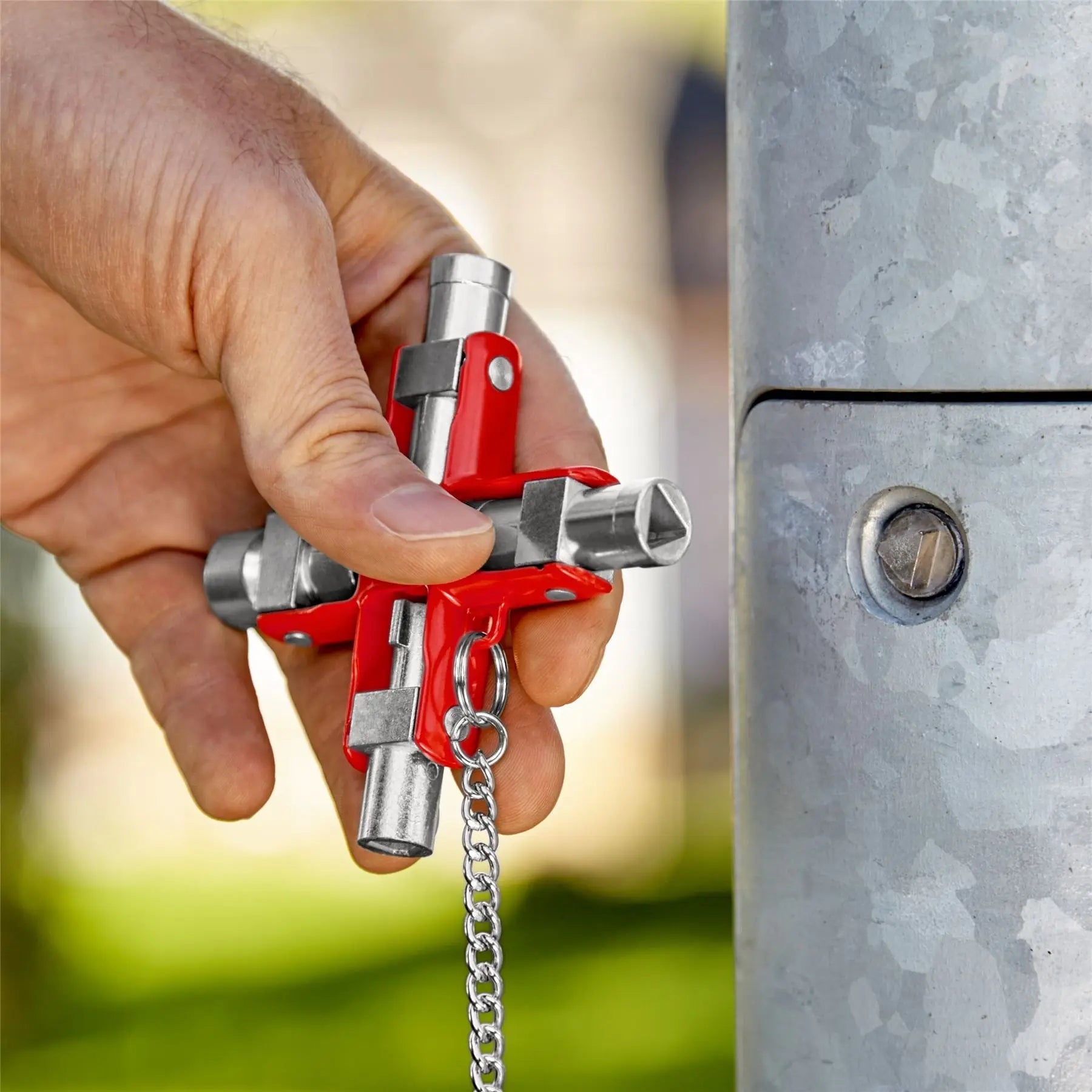 KNIPEX Universal Key for all Standard Cabinets and Shut Off Systems 00 11 06 White Rose Tools