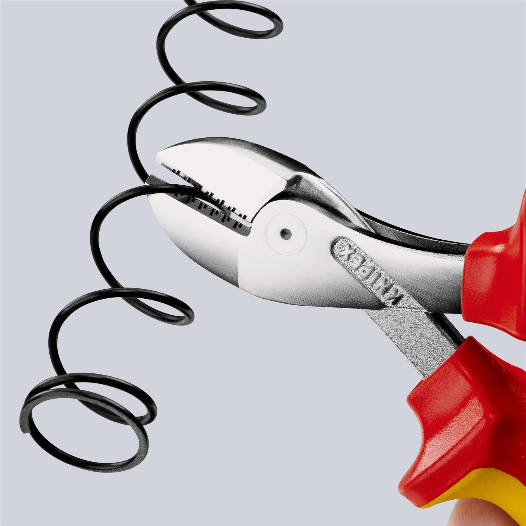 KNIPEX X-Cut Diagonal Cutting Pliers Side Cutters High Leverage 160mm VDE Multi Component Grips 73 06 160 SB White Rose Tools