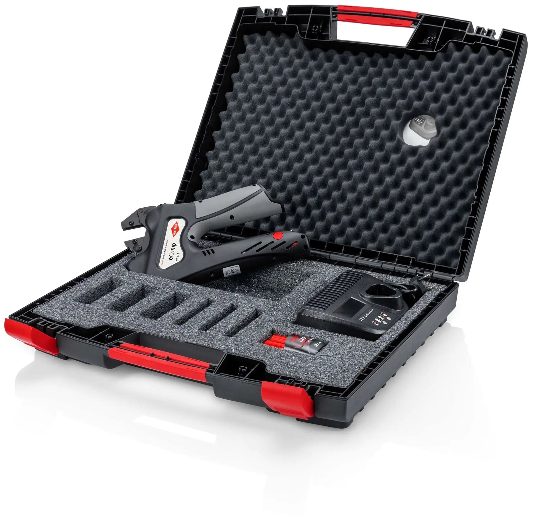 KNIPEX eCrimp Mechanical Crimp System Pliers for Exchangeable Crimping Dies 97 43 E White Rose Tools