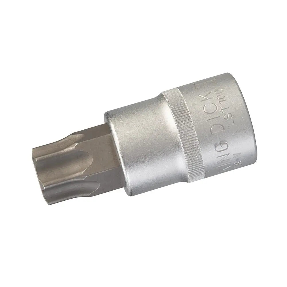 King Dick 3/4" SD Inserted Trx Bit Socket T100 LST100 White Rose Tools